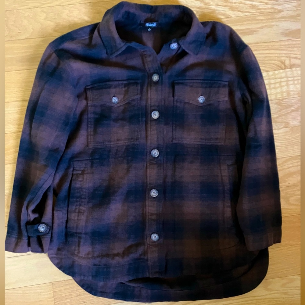 Madewell soft shacket size S